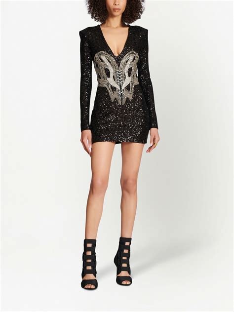 balmain mini dress sale